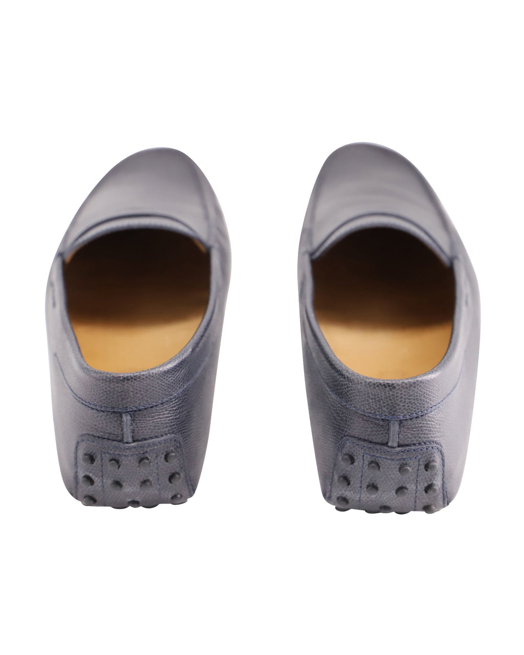Men's Tod's Gommino Driving Shoes in Navy Blue Leather