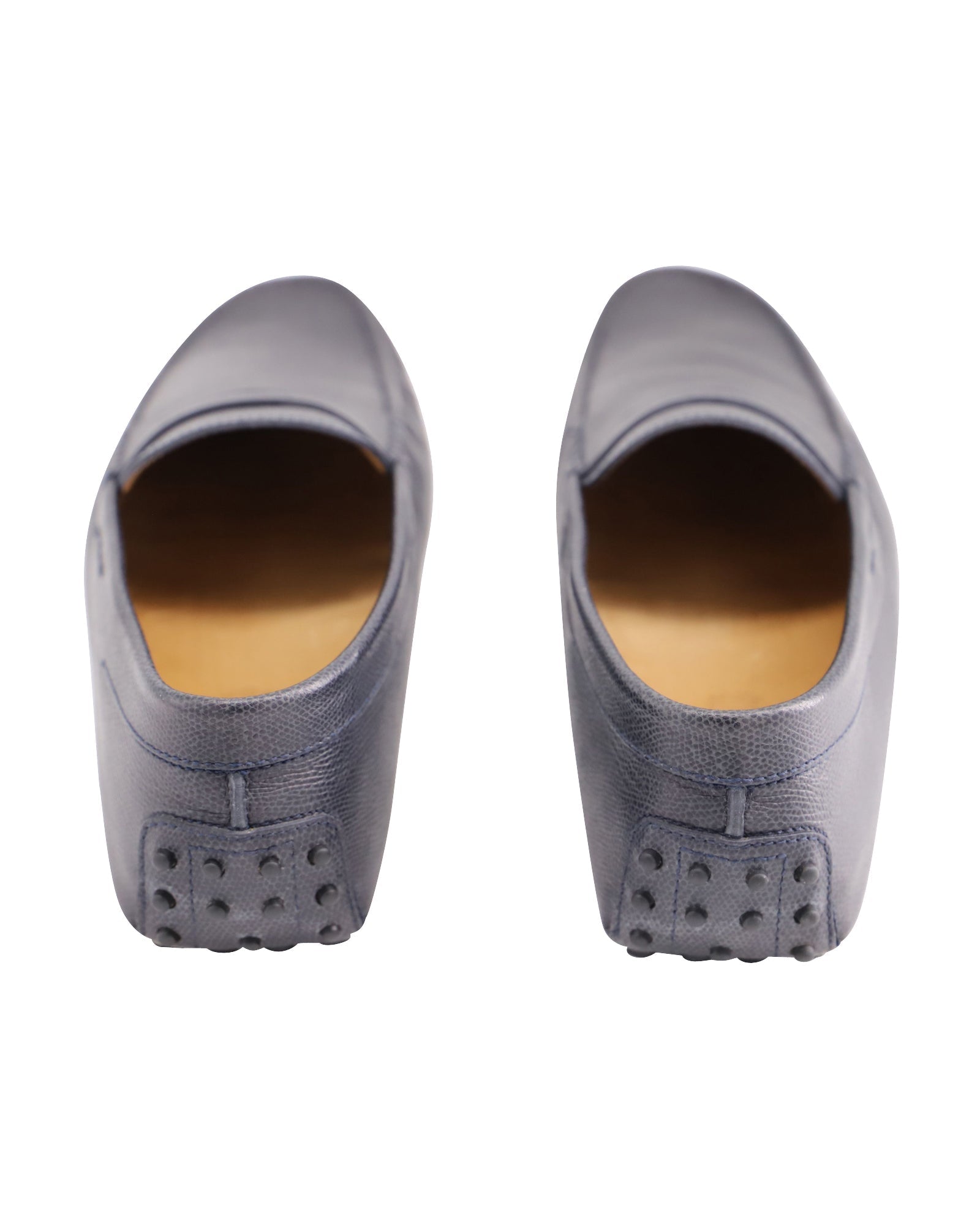Men's Tod's Gommino Driving Shoes in Navy Blue Leather