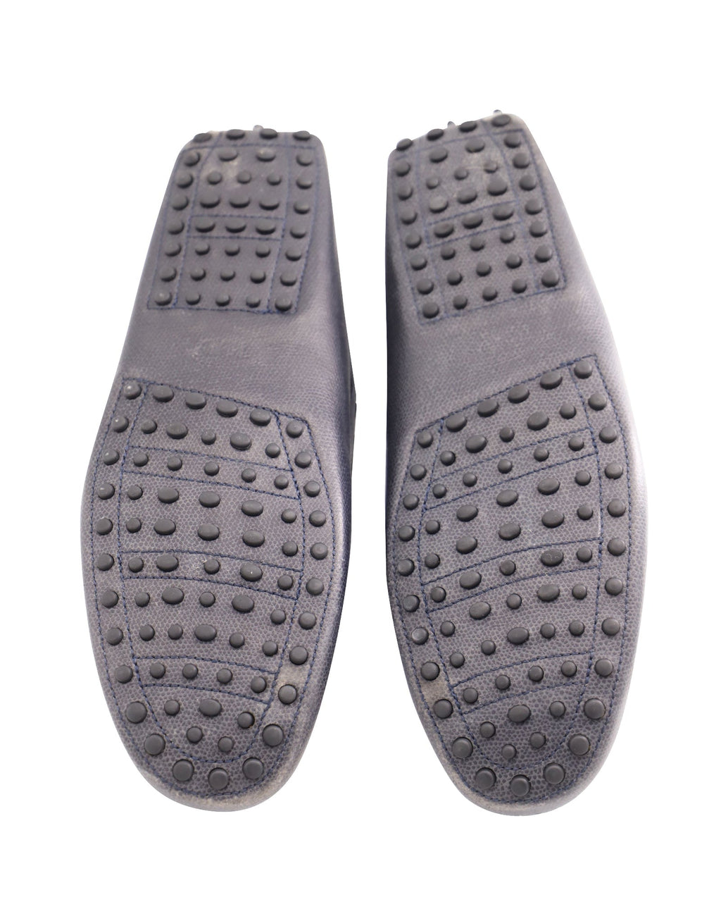 Men's Tod's Gommino Driving Shoes in Navy Blue Leather