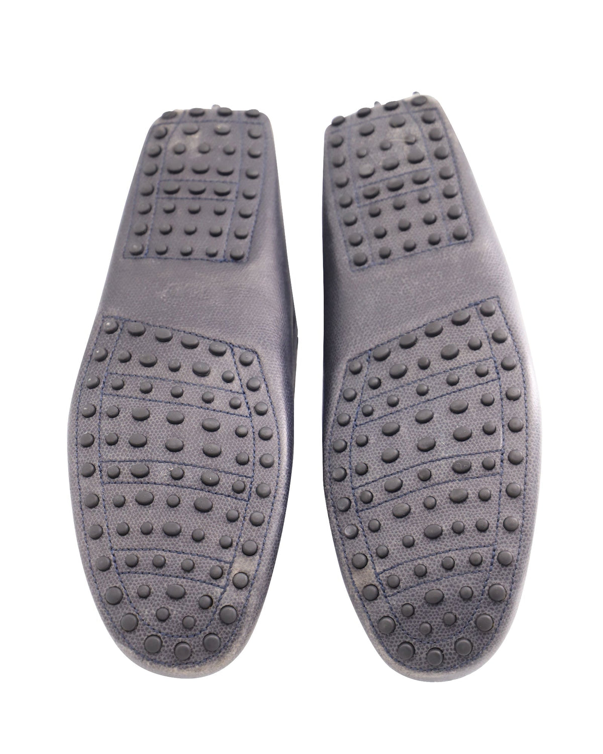 Men's Tod's Gommino Driving Shoes in Navy Blue Leather