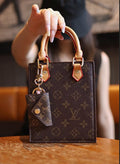 Keychain phone bag crafted by a celebrity designer