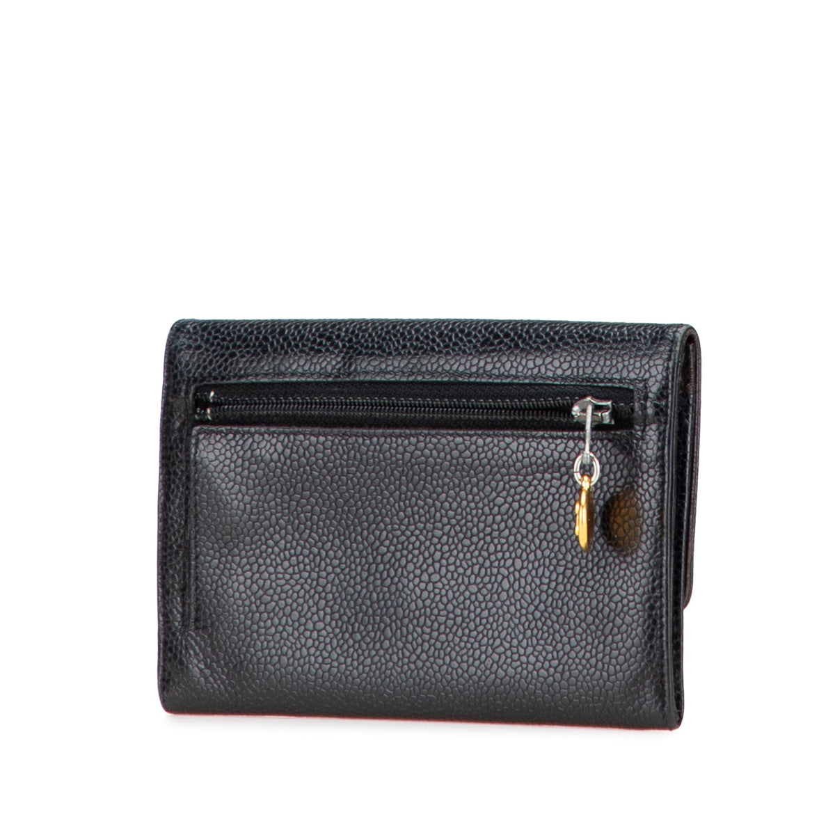 Timeless CC Flap Wallet Caviar Small