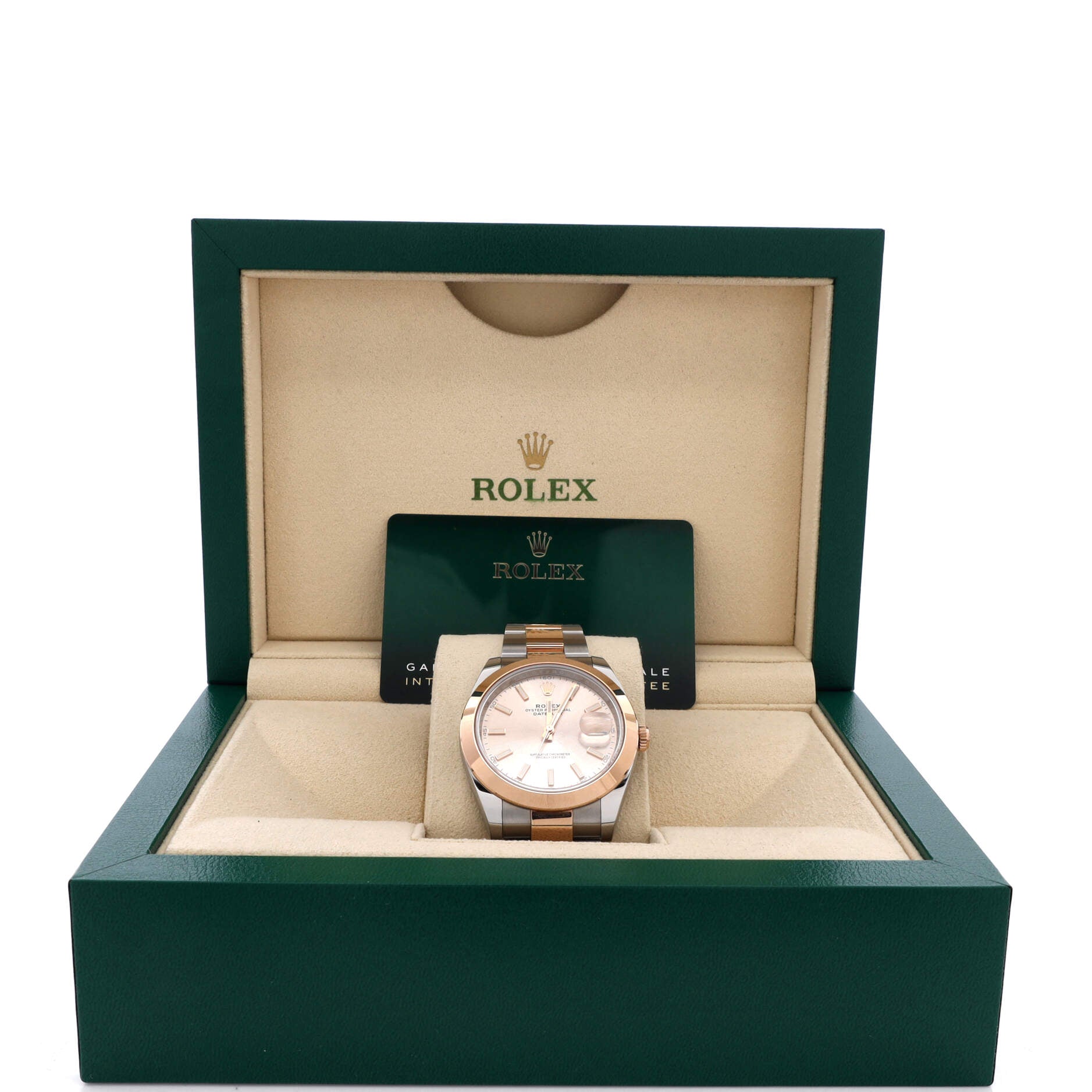 Oyster Perpetual Datejust Automatic Watch Stainless Steel and Rose Gold 41