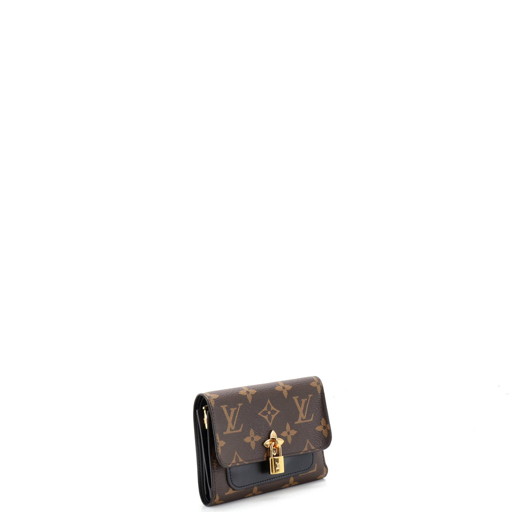 Flower Wallet Monogram Canvas Compact