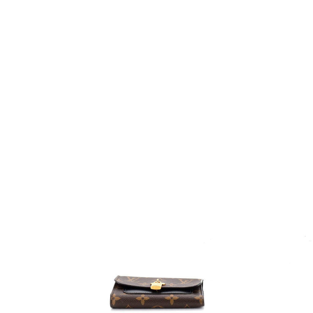 Flower Wallet Monogram Canvas Compact
