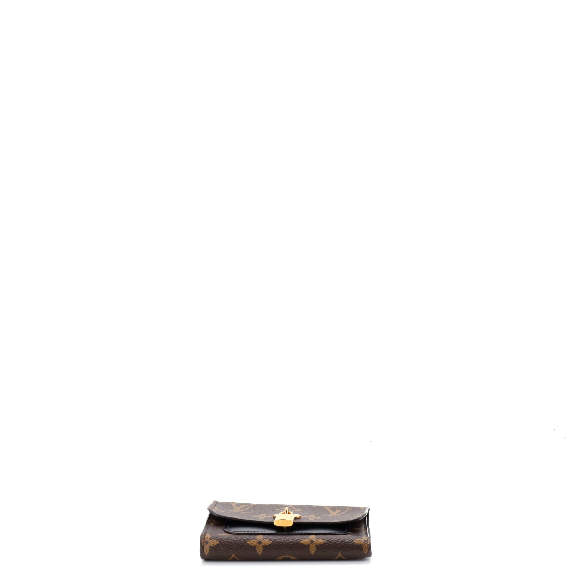 Flower Wallet Monogram Canvas Compact