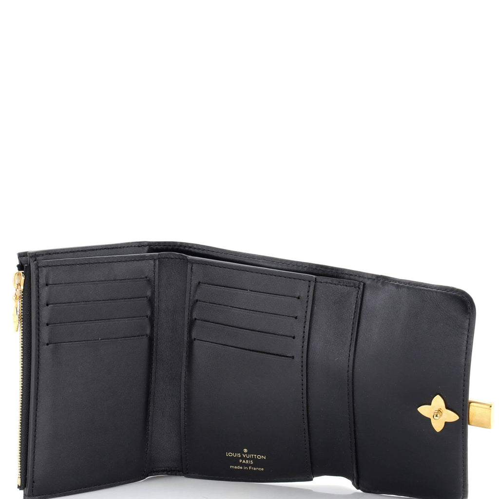 Flower Wallet Monogram Canvas Compact