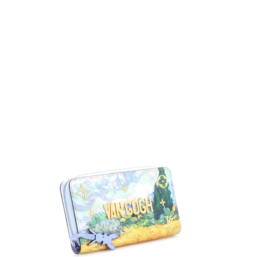 Zippy Wallet Limited Edition Jeff Koons Van Gogh Print Canvas