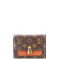 Flower Wallet Monogram Canvas Compact