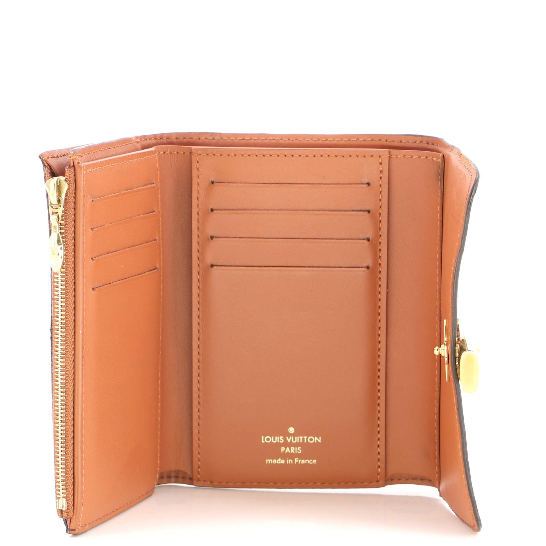Flower Wallet Monogram Canvas Compact
