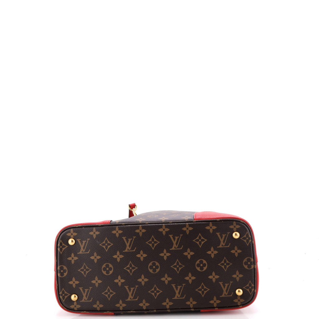 Flandrin Handbag Monogram Canvas and Leather