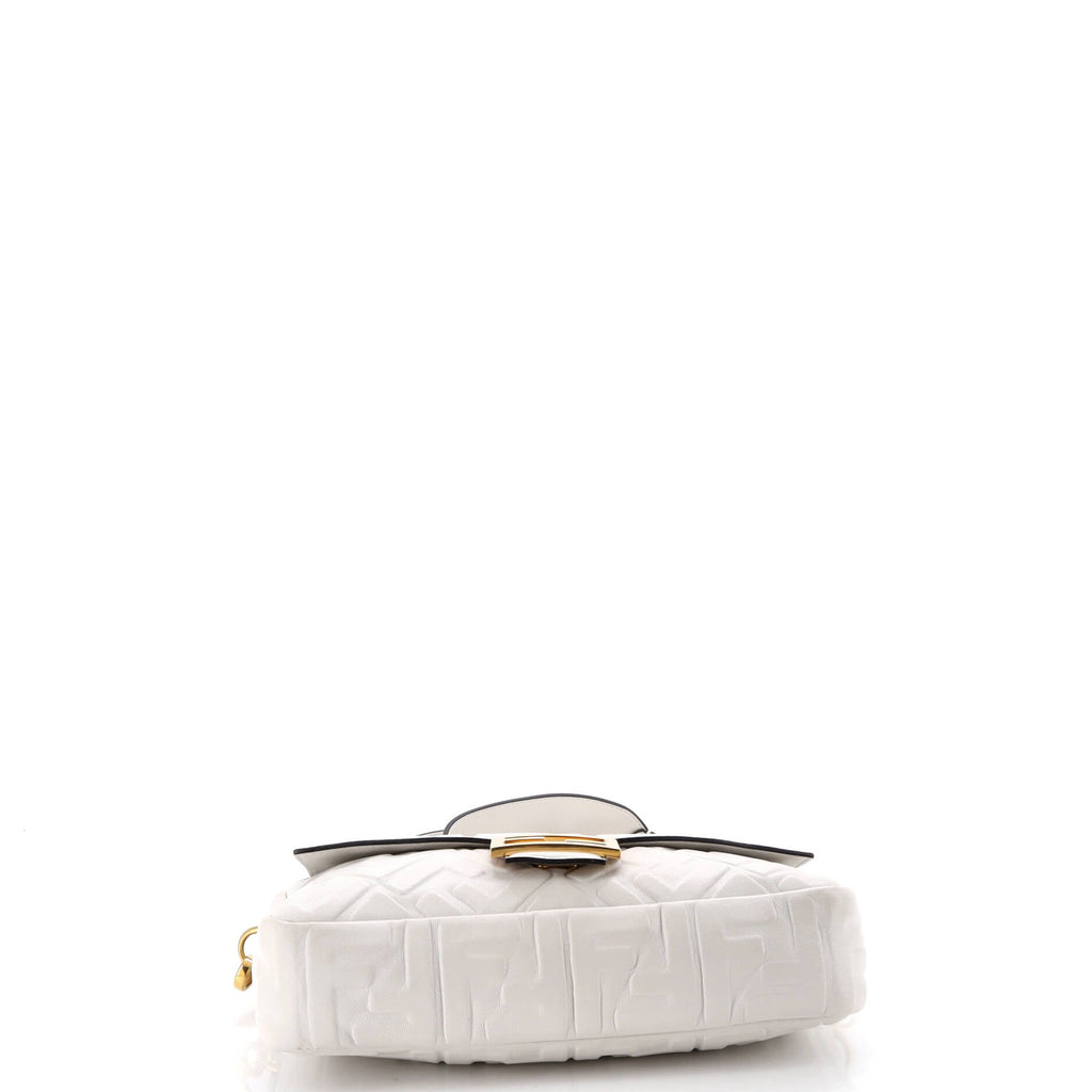 Baguette NM Bag Zucca Embossed Leather Medium