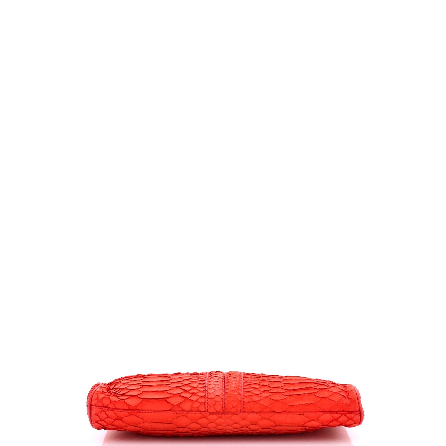 Y Zip Clutch Python