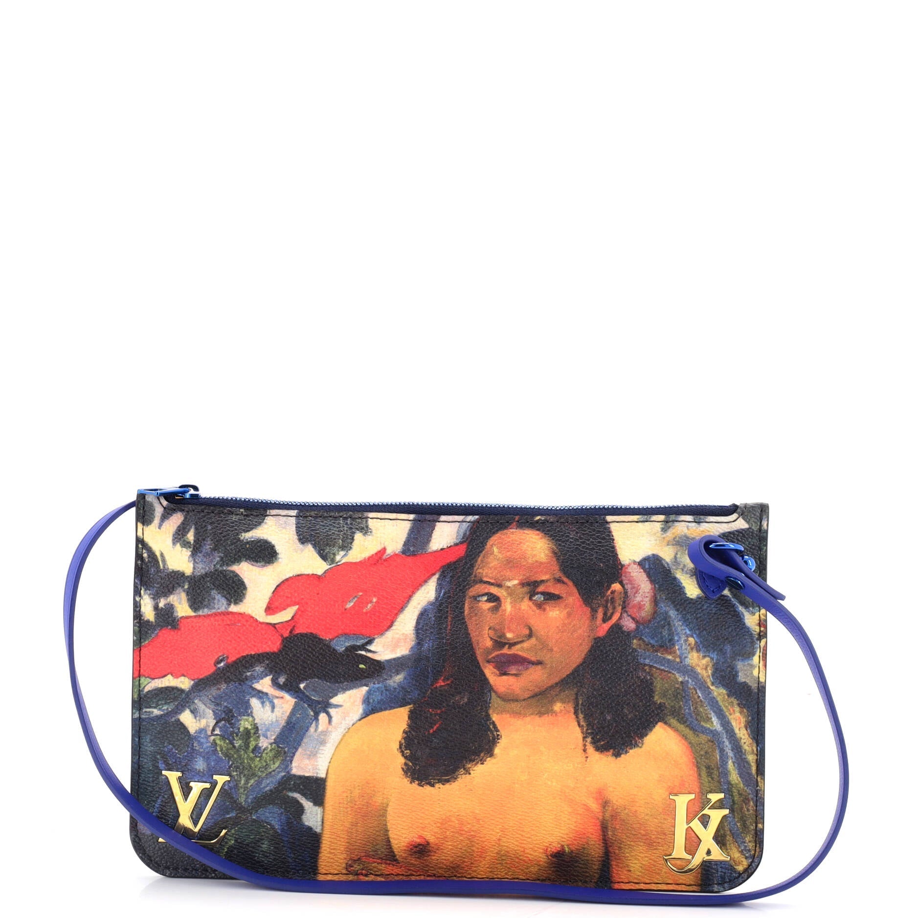 Neverfull Pochette Limited Edition Jeff Koons Gauguin Print Canvas Large