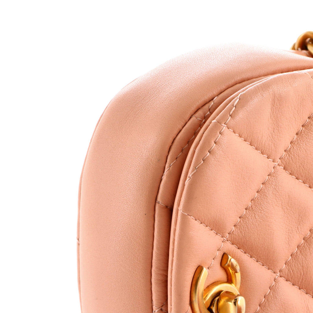 Coco Mail Clutch with Chain Quilted Calfskin Mini