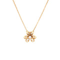 Frivole Pendant Necklace 18K Yellow Gold with Pave Diamonds Mini