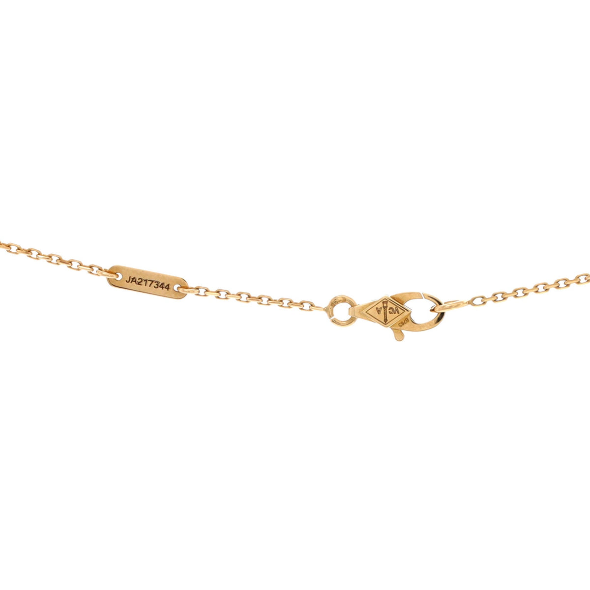 Frivole Pendant Necklace 18K Yellow Gold with Pave Diamonds Mini