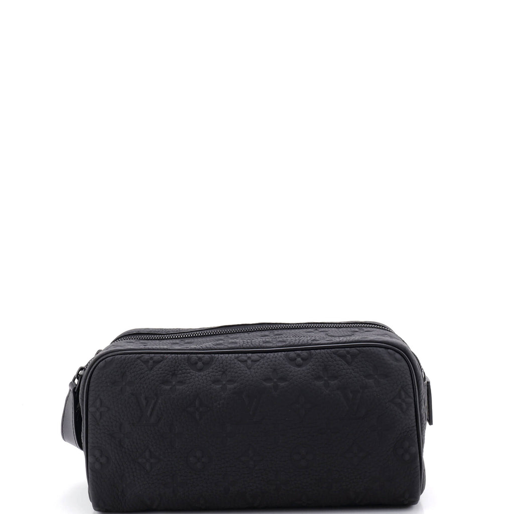 Dopp Kit Toiletry Pouch Taurillon Monogram Leather