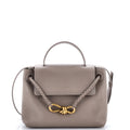 Ciao Ciao Top Handle Bag Leather with Intrecciato Detail Small