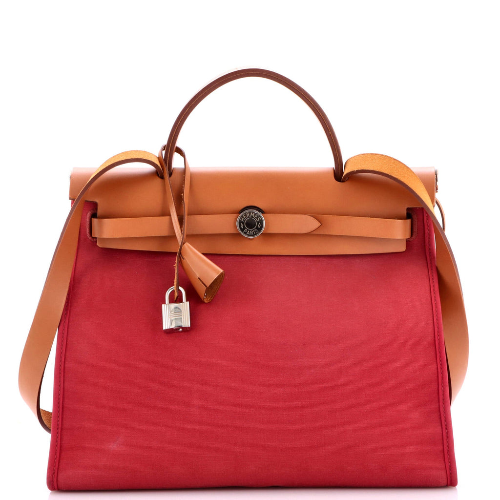 Herbag Zip Leather and Toile 31