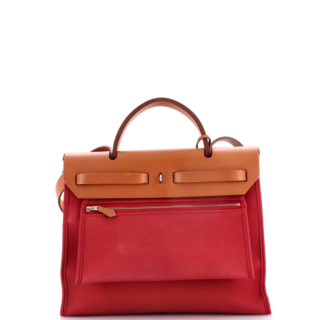 Herbag Zip Leather and Toile 31