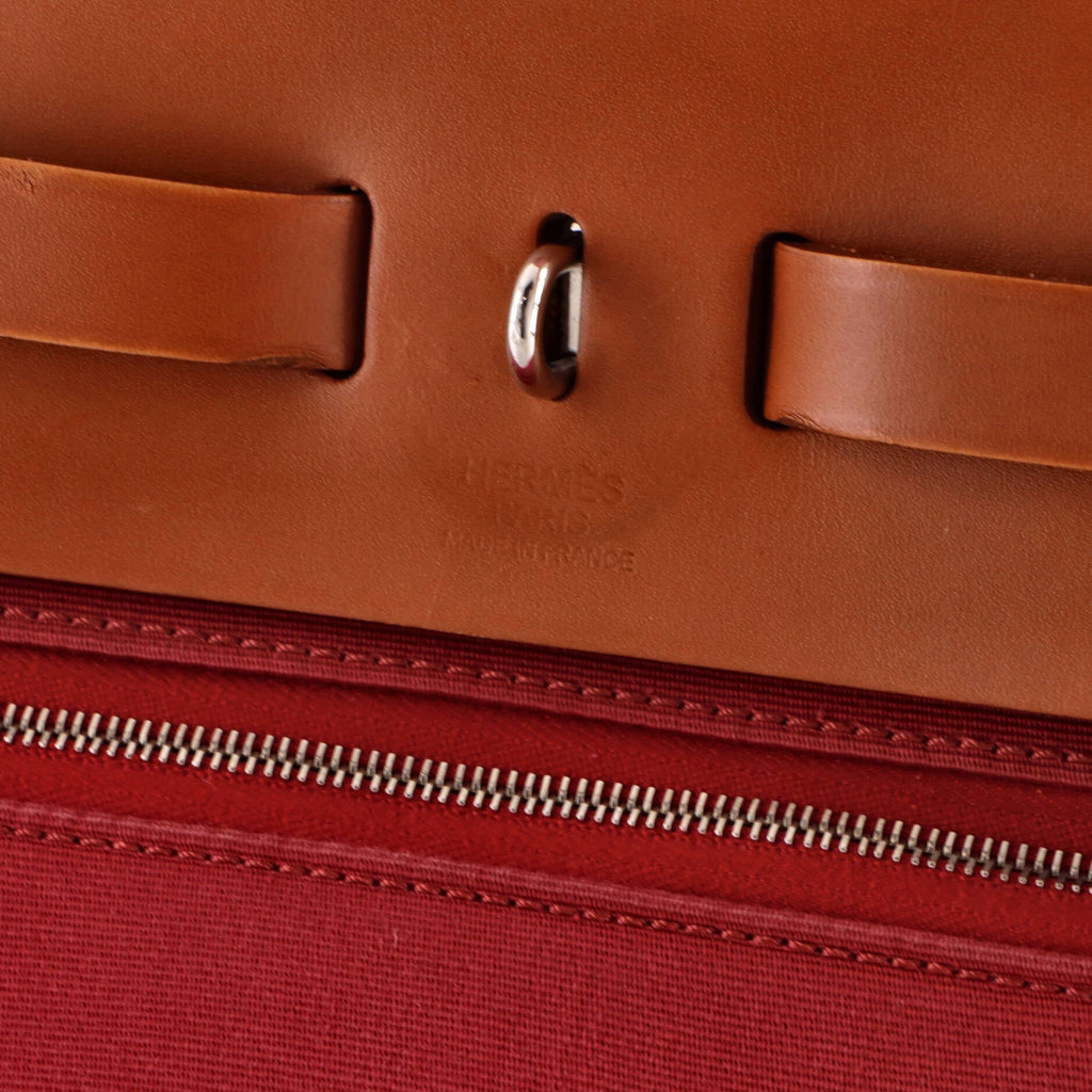 Herbag Zip Leather and Toile 31