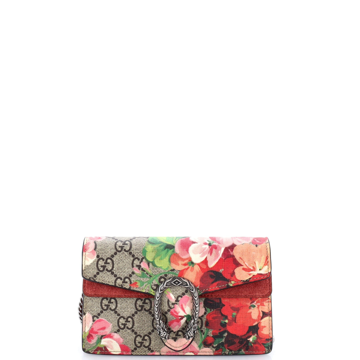 Dionysus Bag Blooms Print GG Coated Canvas Super Mini