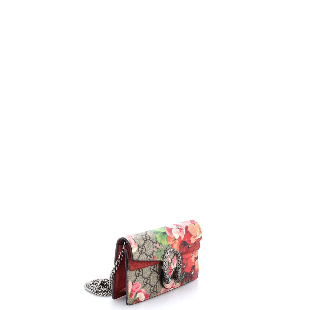 Dionysus Bag Blooms Print GG Coated Canvas Super Mini