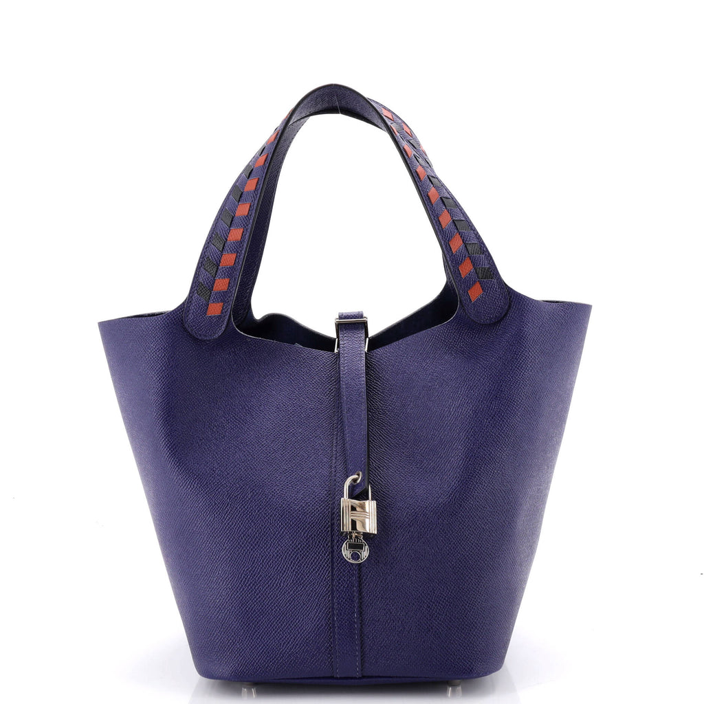 Picotin Lock Bag Tressage Epsom MM