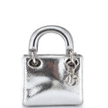 Lady Dior Chain Bag Metallic Snakeskin Mini