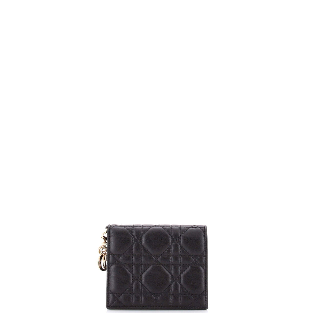 Lady Dior Wallet Cannage Quilt Leather Mini