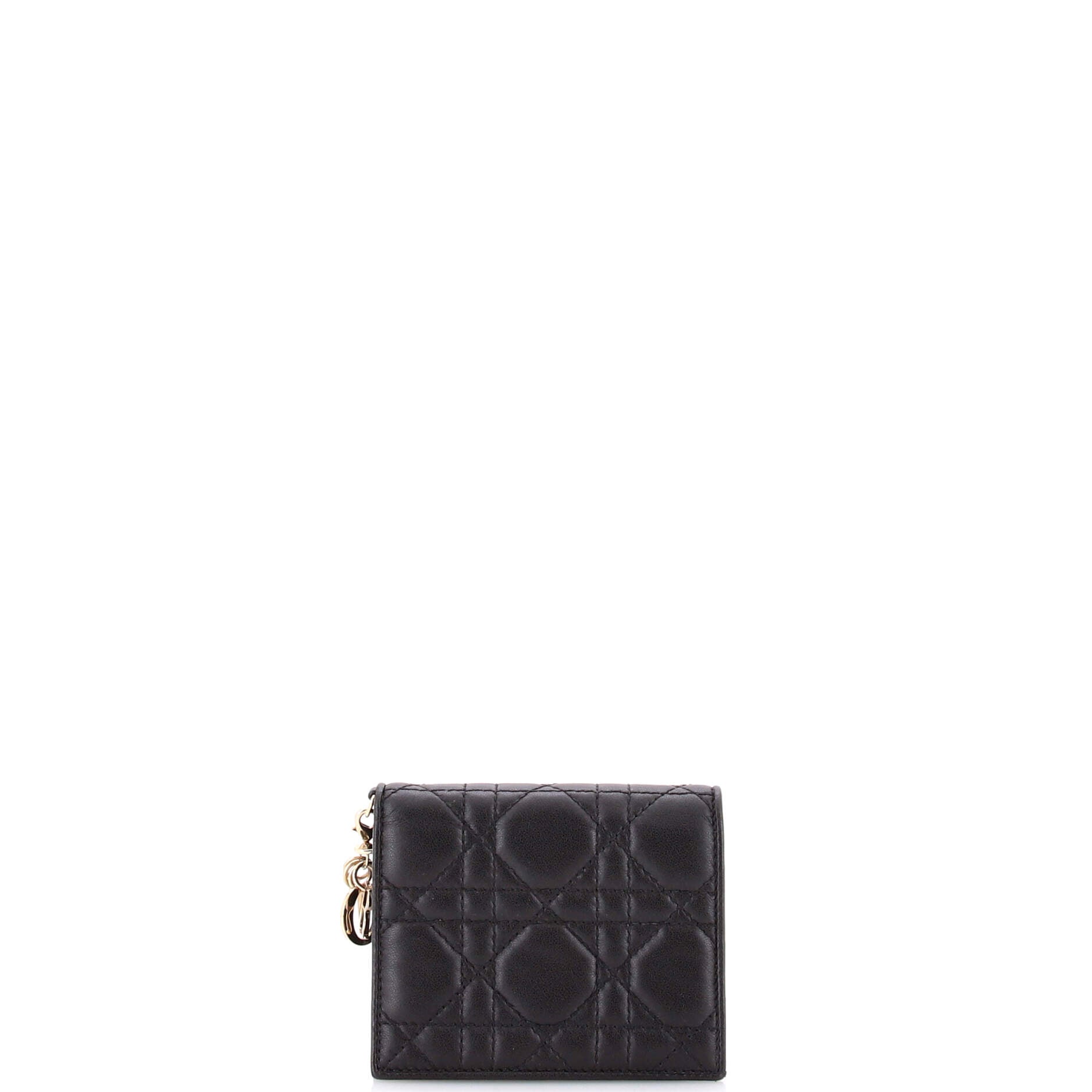 Lady Dior Wallet Cannage Quilt Leather Mini