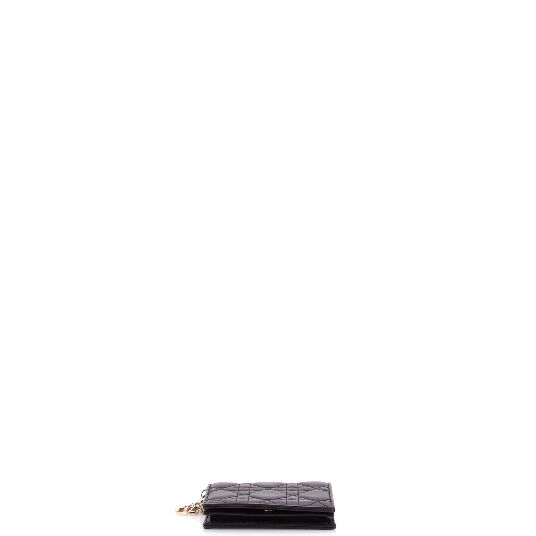 Lady Dior Wallet Cannage Quilt Leather Mini