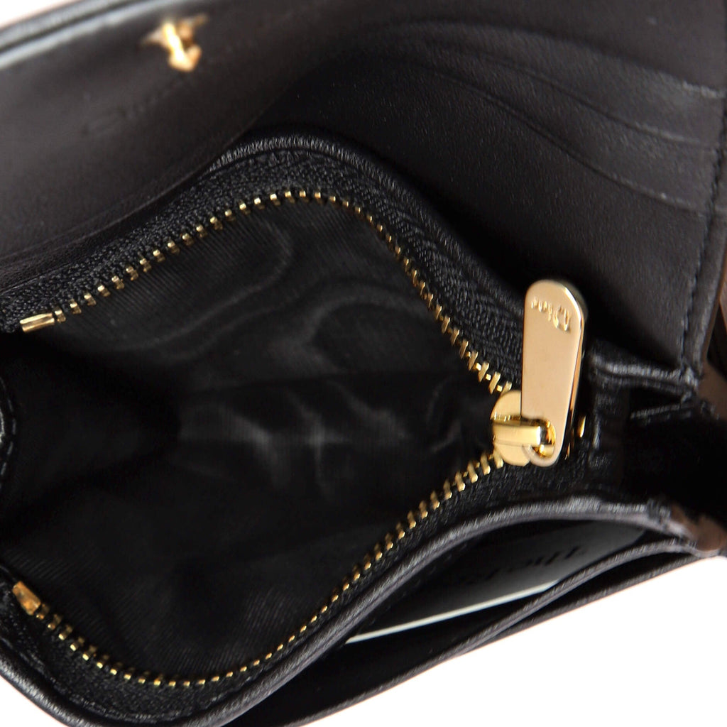 Lady Dior Wallet Cannage Quilt Leather Mini