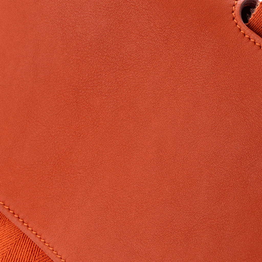 Valparaiso East West Bag Toile and Leather PM
