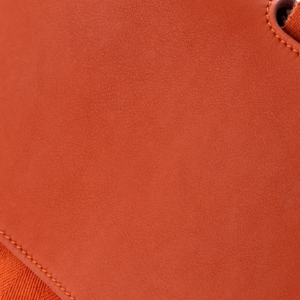 Valparaiso East West Bag Toile and Leather PM