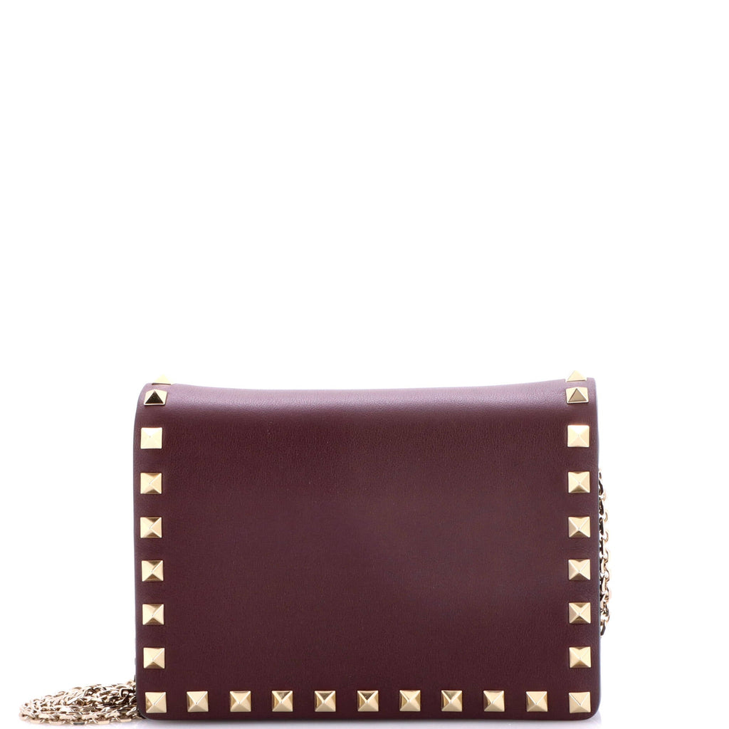 Rockstud Pouch Crossbody Bag Leather Mini