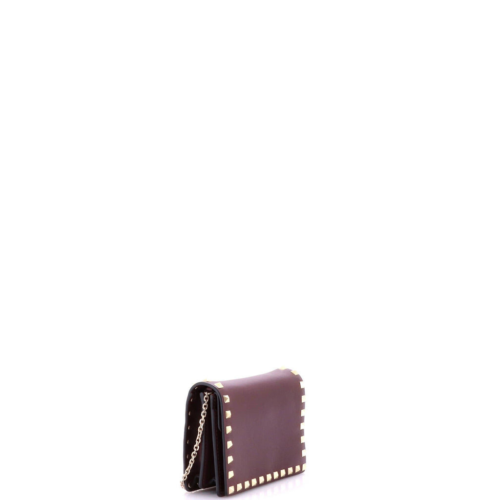 Rockstud Pouch Crossbody Bag Leather Mini