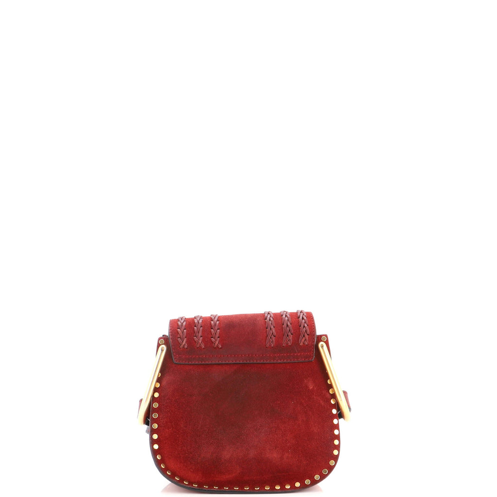 Hudson Handbag Whipstitch Suede Mini