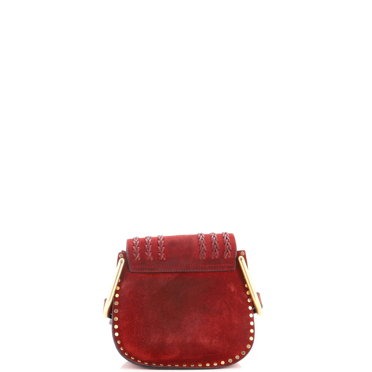 Hudson Handbag Whipstitch Suede Mini
