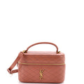 Gaby Zip Around Vanity Bag Quilted Leather Mini