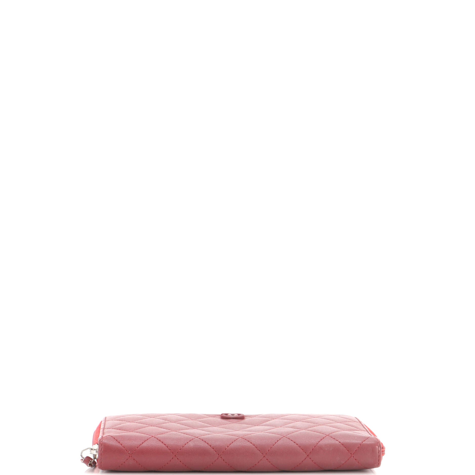 Zip Around Organizer Wallet Quilted Lambskin Large
