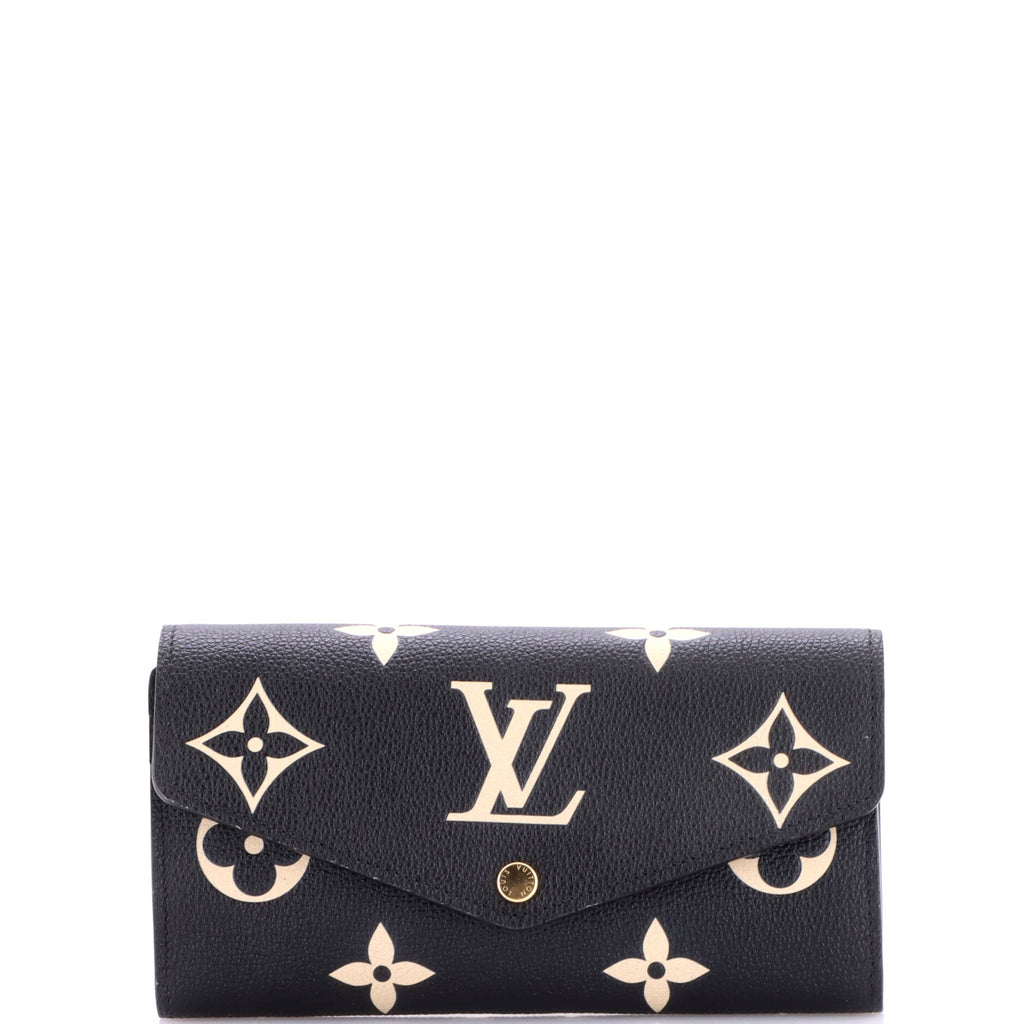 Sarah Wallet NM Bicolor Monogram Empreinte Giant