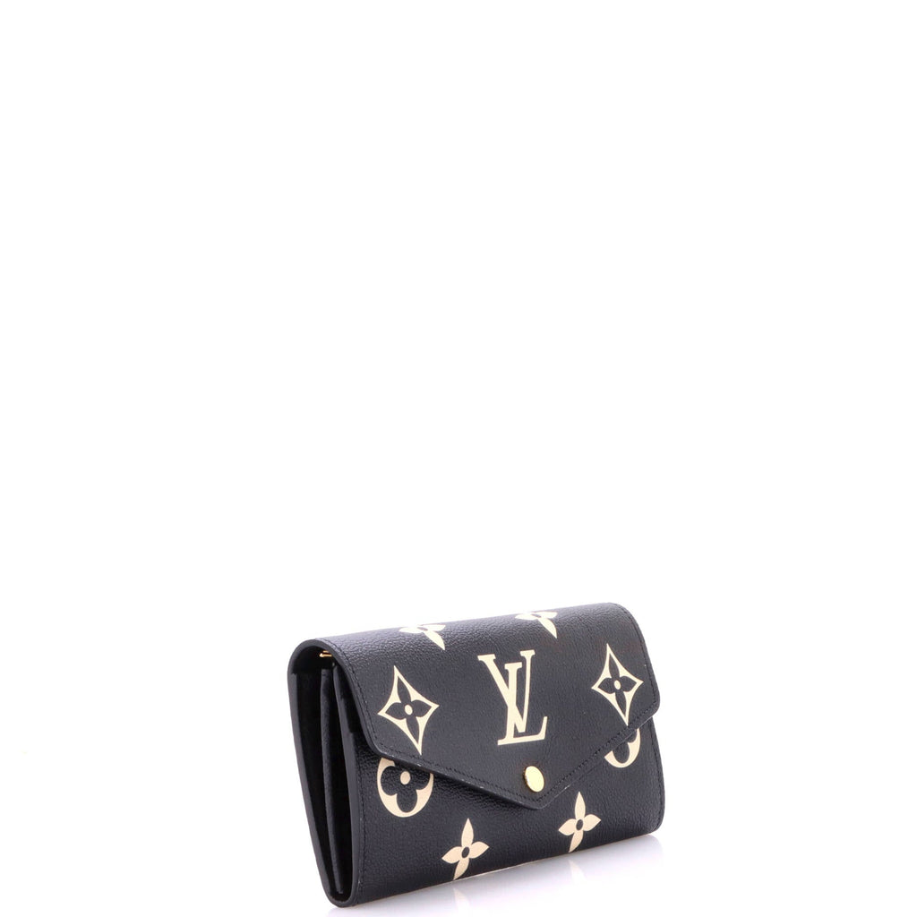Sarah Wallet NM Bicolor Monogram Empreinte Giant