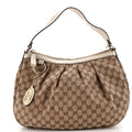 Sukey Hobo GG Canvas with Leather Medium