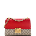 Padlock Shoulder Bag GG Coated Canvas and Leather Medium
