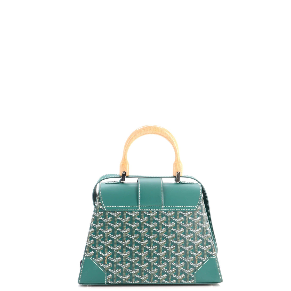 Saigon Top Handle Bag Coated Canvas with Leather PM