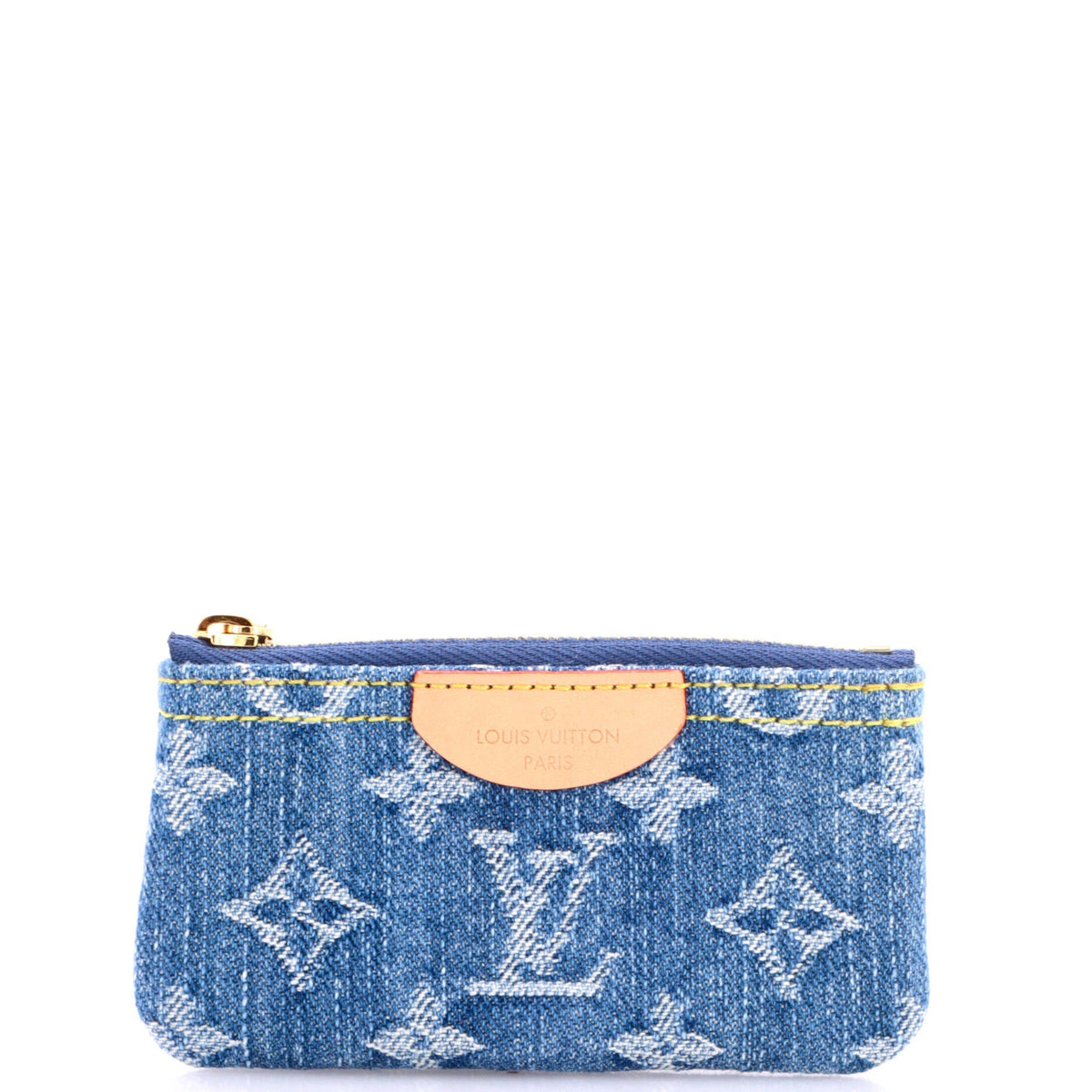 Key Pouch Monogram Denim