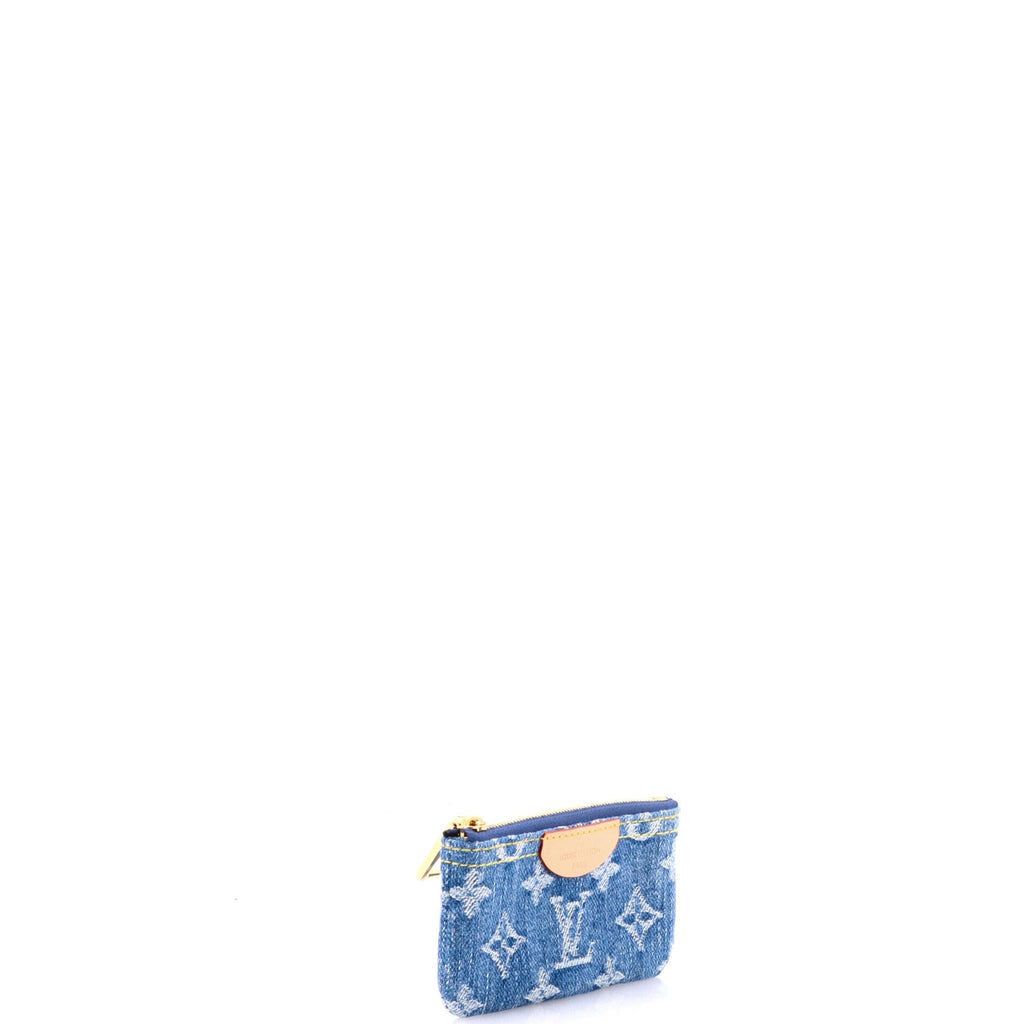 Key Pouch Monogram Denim
