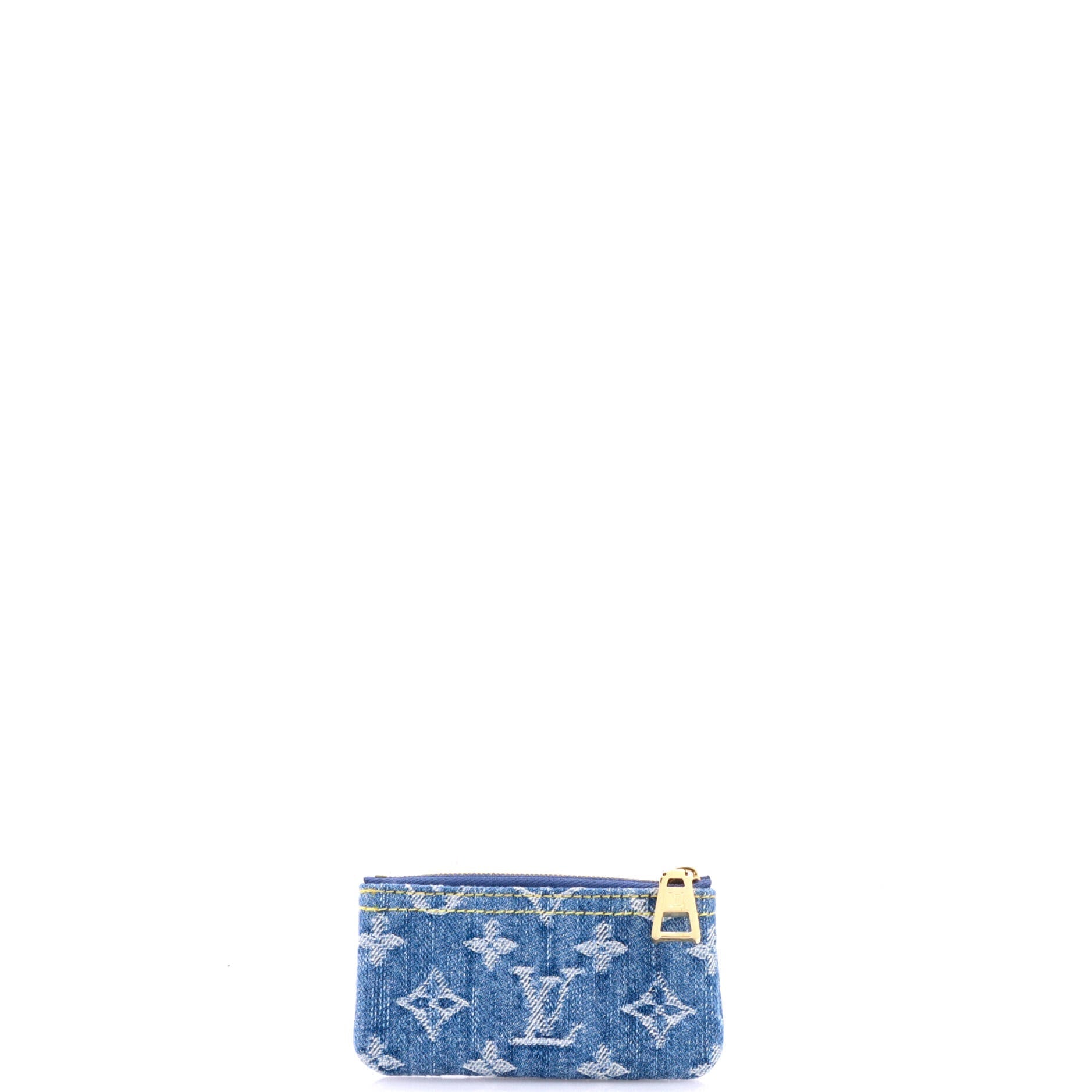Key Pouch Monogram Denim